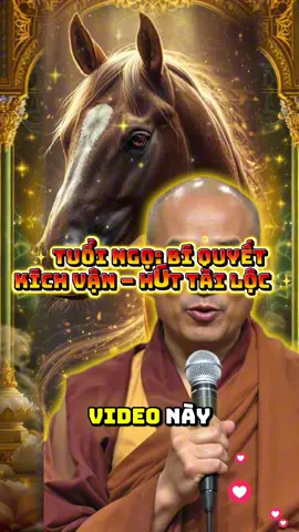 ✨ Tuổi Ngọ: Bí quyết kích vận – hút tài lộc ✨ @Cậu Mèo 🌜🌙  @Cậu Mèo 🌜🌙  @Cậu Mèo 🌜🌙 #tuoingo #phongthuymayman #dongxuamduong #chiutailocve #tranhxuidonphuc  