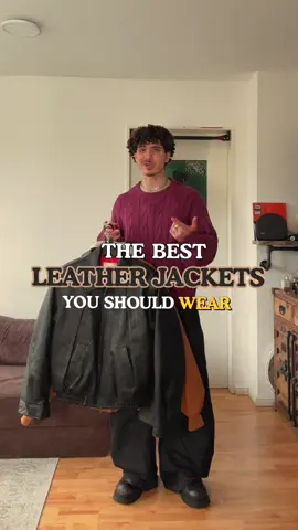 go out and get yourself a Leather Jacket 🍂🙂‍↕️