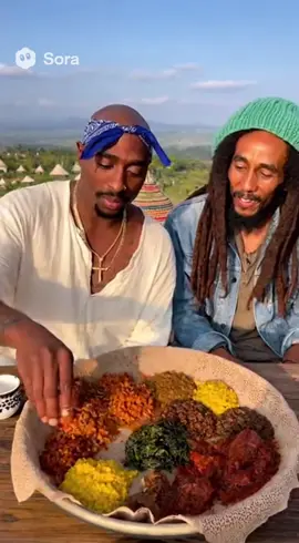 2legends trying ethiopian food  #fyp #foryou 