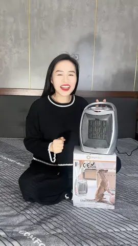 quạt sưởi gốm thiết kế hiện đại và an toàn.  #maysuoiphongngu #maáyuoi #quatsuoi  