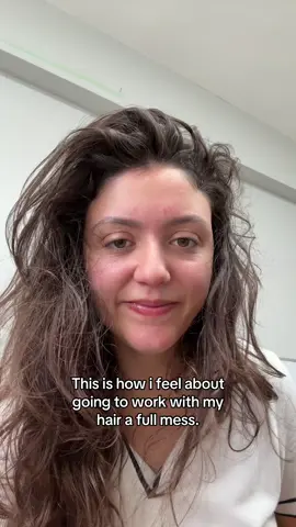 It’s too hot and i just put it up after that 😂😂😂 #messyhairdontcare 