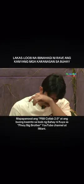 Matapang na inilahad ni #RaveVictoria ang kanyang mga karanasan sa buhay. Mapapanood ang “PBB Collab 2.0” at ang buong kwento sa loob ng Bahay ni Kuya sa “Pinoy Big Brother” YouTube channel at iWant. #pbbcollab2point0 #abscbnpr