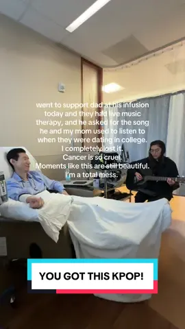 LCI, pls never stop offering music therapy. It matters more than you know. #cancerjourney #musictherapy #healingmoments #momanddad #cancersucks 