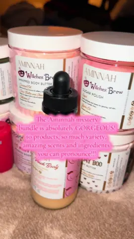 When I tell yall I am OBSESSED with every product in this mystery skincare bundle. Body butters, scrubs, face masks and more 😍 #skincare #wellness #tiktokshopfinds #MomsofTikTok 