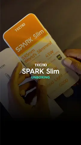 Slim never looked this powerful! Watch us unbox the brand new #SparkSlim — where sleek meets smart!  You can now preorder yours by scanning the QR code at the end of the video or clicking the link in the bio. #TECNO #TECNOAI #preorder #order #slim #sleek #SPARKSeries #SparkSlim #fyp #trendingvideo #goviral #ugandatiktok 