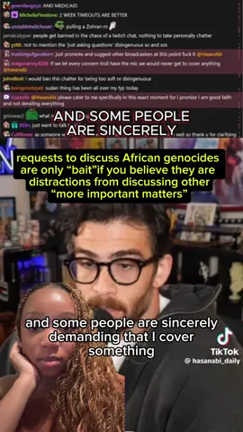 Calling Congo and Sudan “bait” is suchhh a projection of how y’all really see Africans 🤷‍♀️ And no I’m not done talking about it.  #talkaboutsudan #talkaboutcongo #baiting #hasanpiker #internalizedantiblackness 