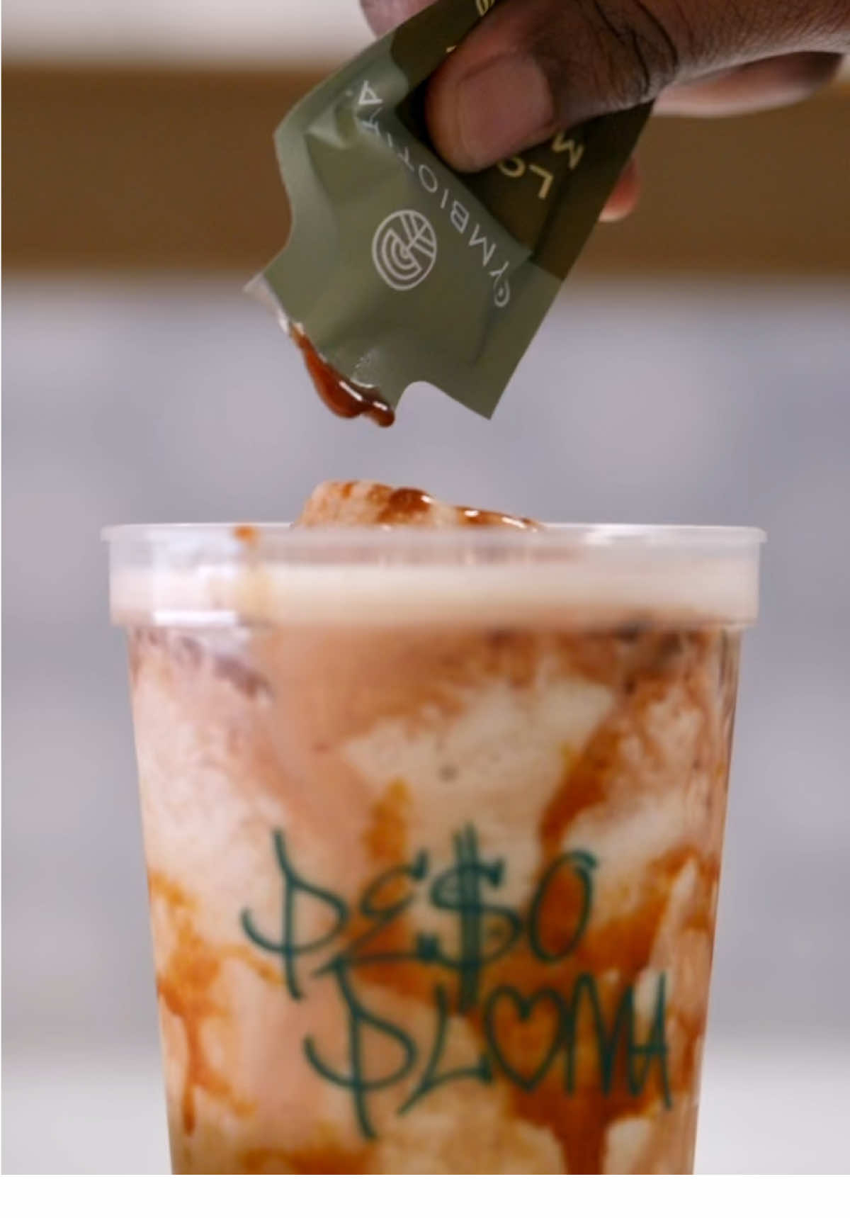 Our exclusive smoothie collab with @Peso Pluma is now available at the Cymbiotika Wellness Bar inside the Fontainebleau Las Vegas. Crafted for energy, focus, and longevity, this smoothie is designed to keep you going all day long.⚡️ Stop by the Cymbiotika Wellness bar and get yours today!