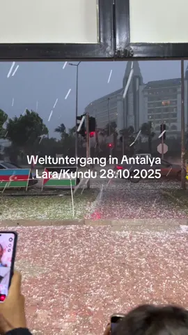 Hagel in Antalya #antalya #Lara #kundu #delfinimperial #hageltürkei 