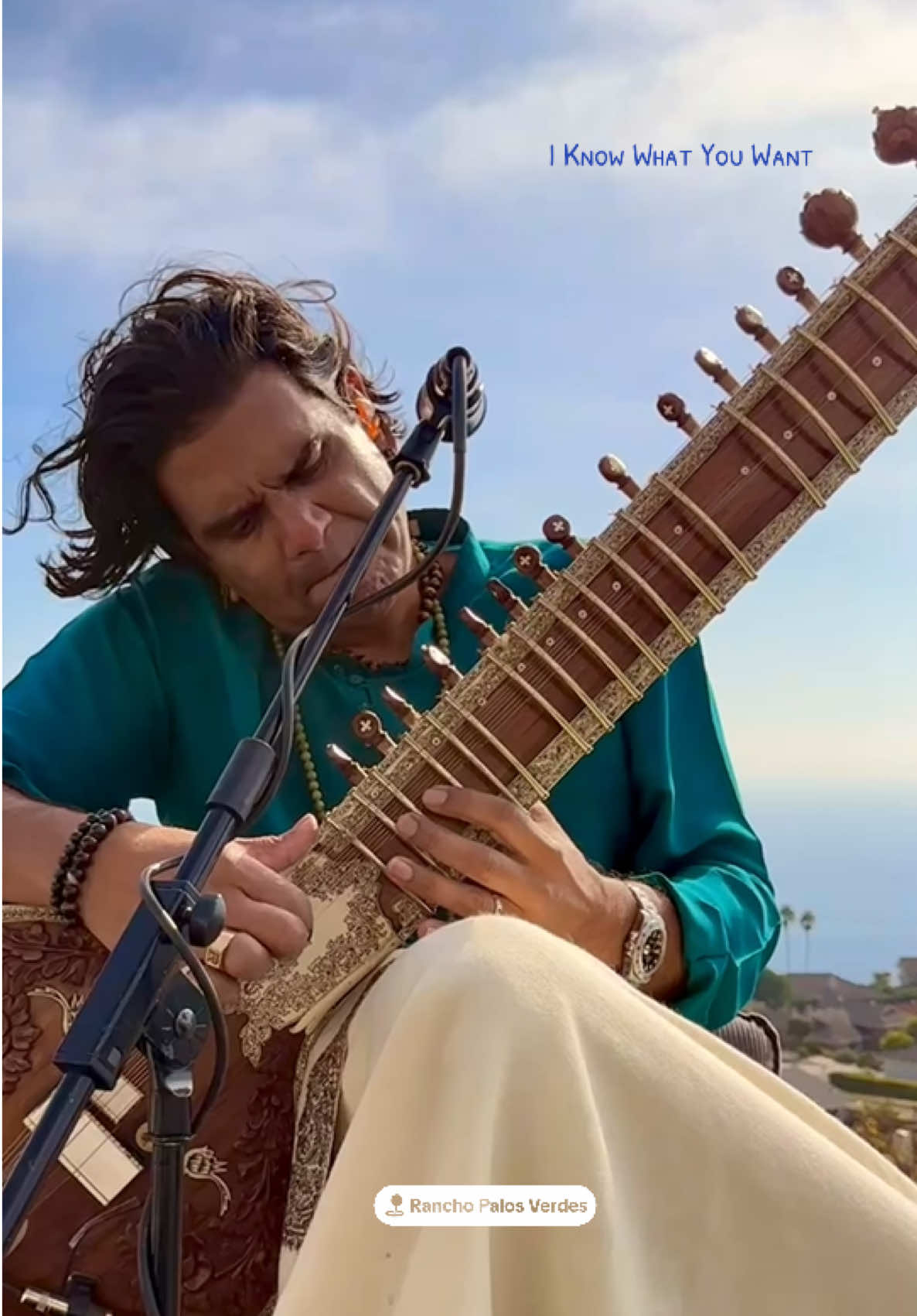 I Know What You Want Live in Palos Verdes, CA 10/26/25 For Krishna Goel @Busta Rhymes @Mariah Carey #sitar #iknowwhatyouwant #hiphop #vibes 