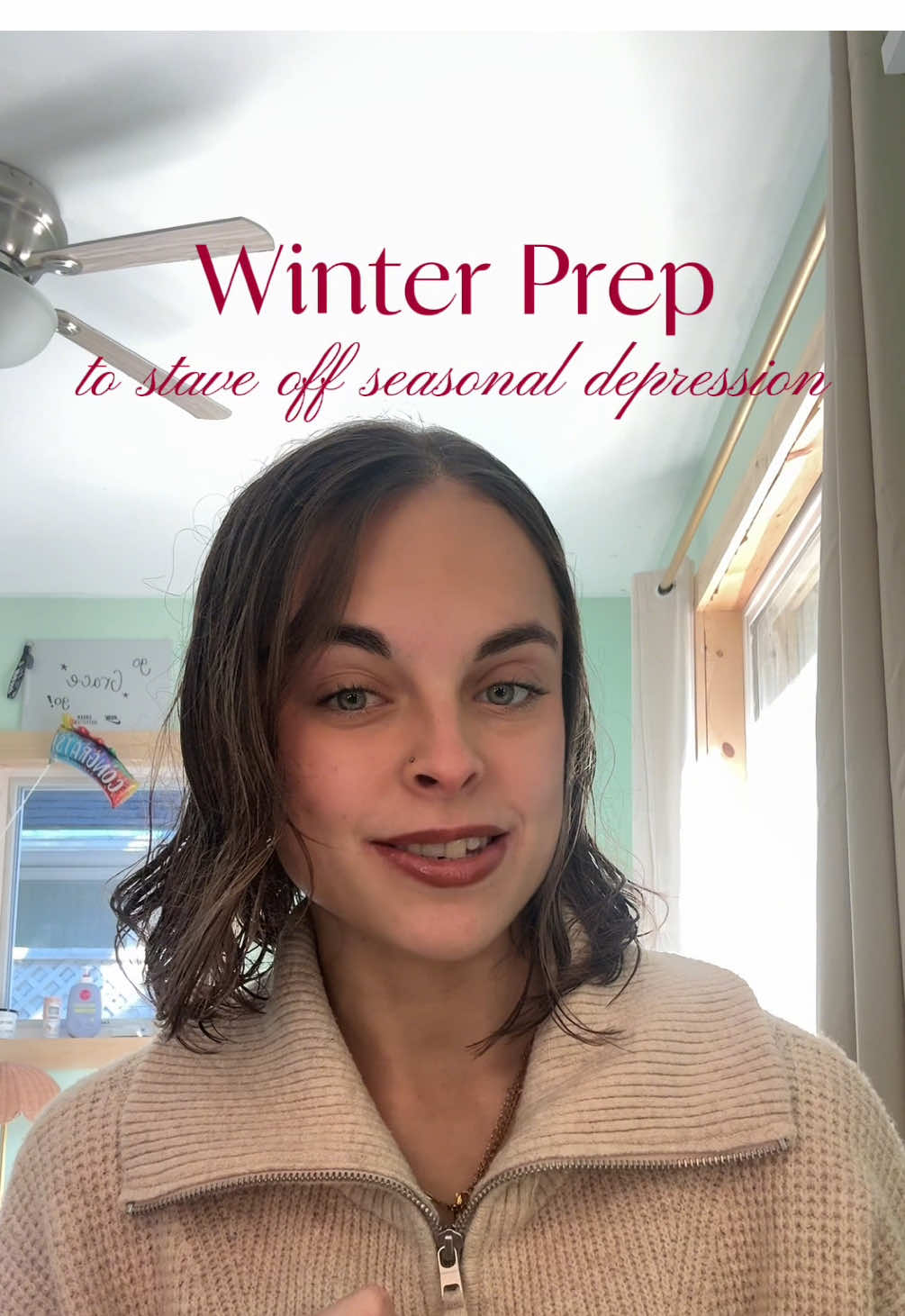 day two of my winter prep series!! today’s task is quite long but honestly the most rewarding! remember to take care of yourself and try to spend a little bit of time outside today🤍 #winterprep #wellnesstips #seasonaldepression #wellness #winter 