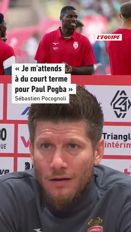 Le coach de l'AS Monaco, Sébastien Pocognoli, a évoqué en conférence de presse l'état de forme de Paul Pogba, qui semble proche d'un retour à la compétition #sportstiktok #pogba #monaco