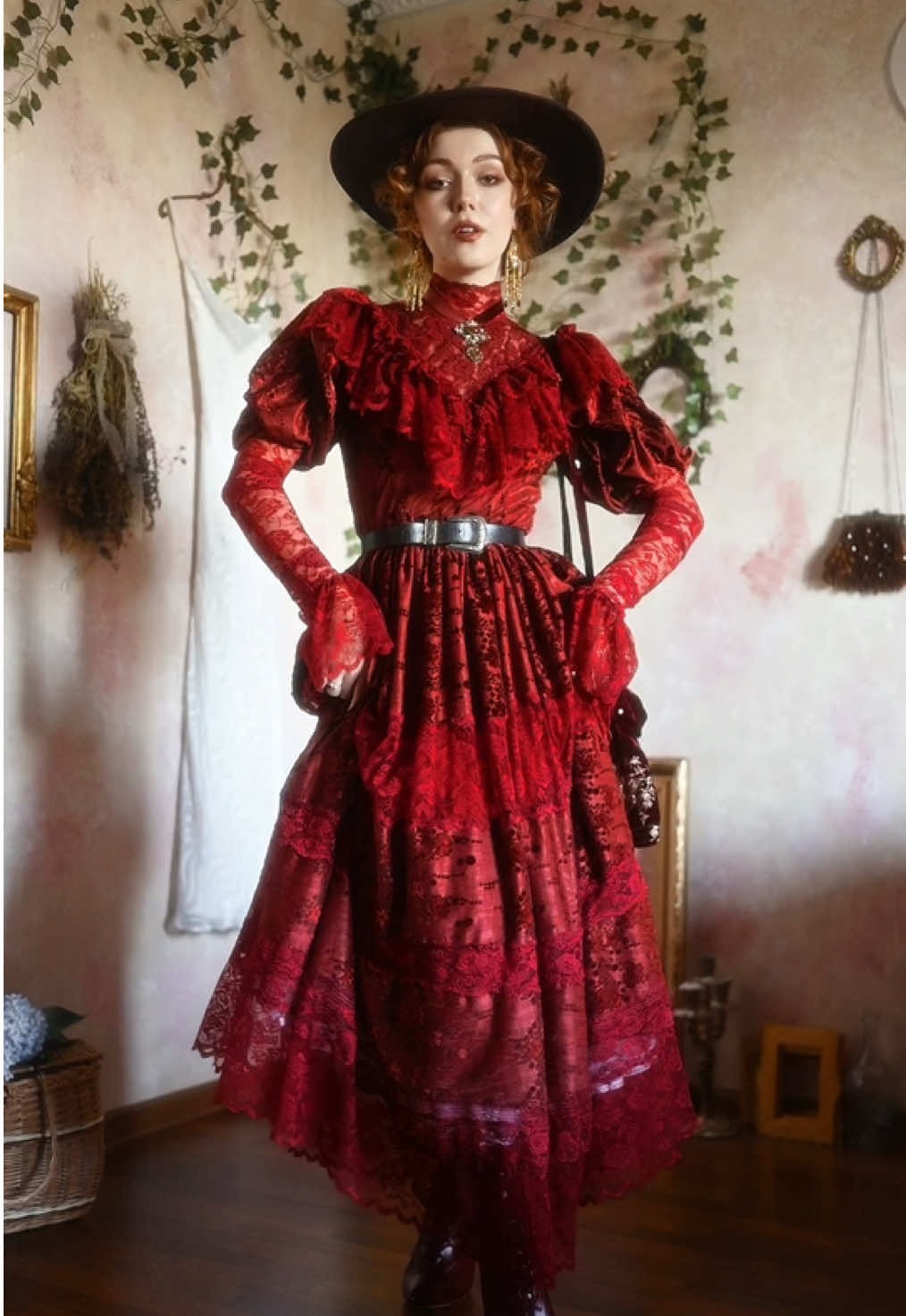 Dress: Nocturnal Waltz Made by me 🪡 Available to order ig yourptashka.couture #vampiregoth #gothicfashion #gothicdress #smallbussiness #vampiresa 