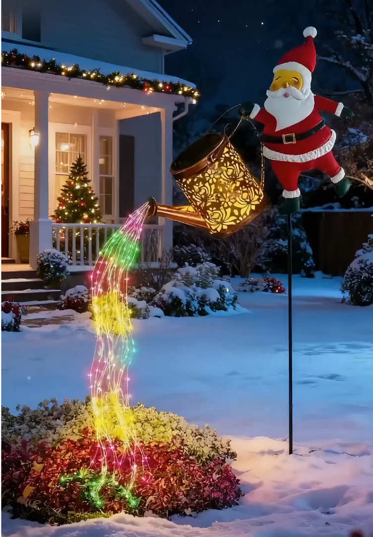 Christmas Solar Kettle Lights #kettle #solarlights #christmasdecorations 