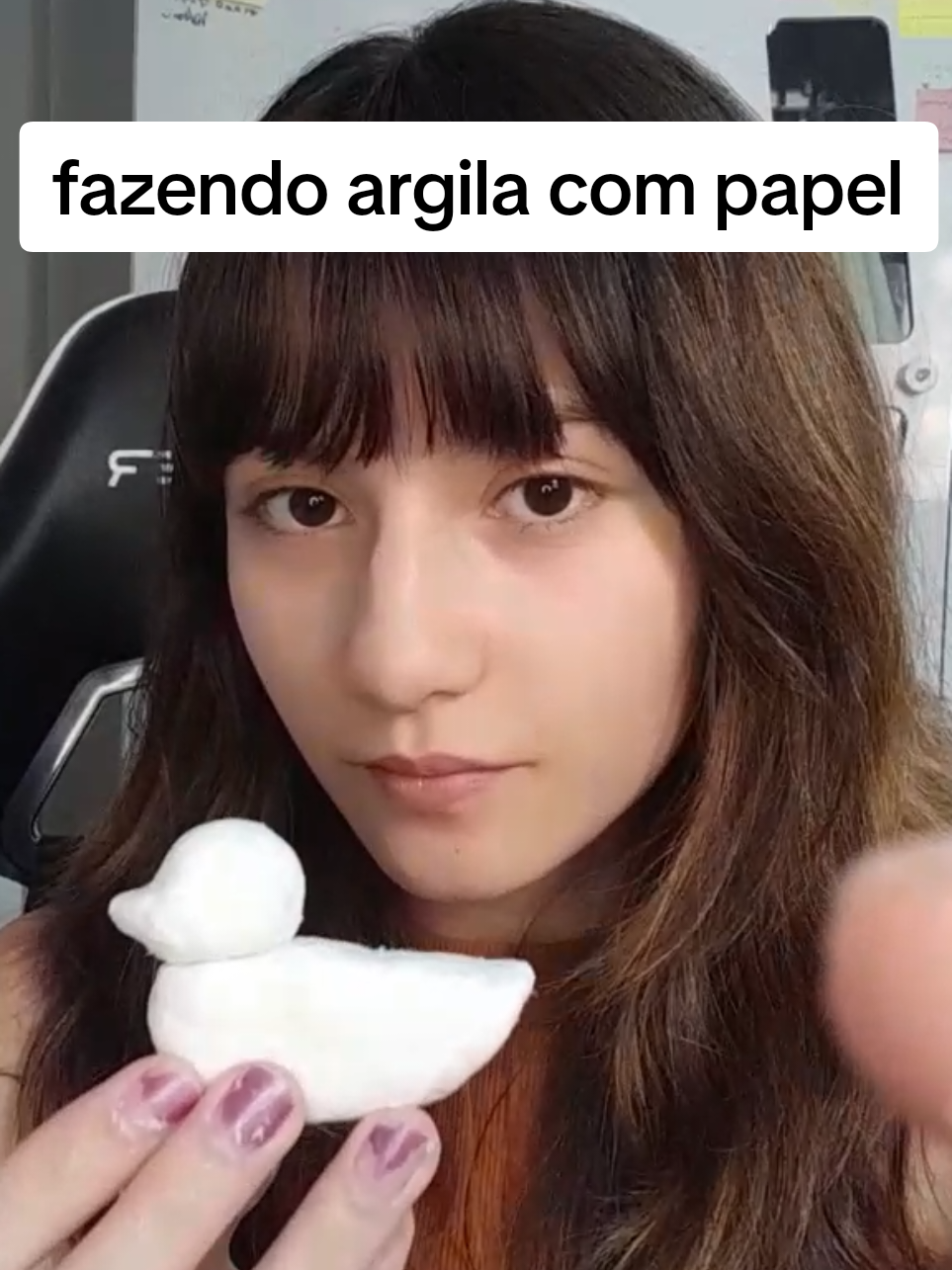 como fazer argila de papel mache (paperclay) quando eu arrumar amido de milho eu faço tutorial de biscuitkkkkk #DIY #artesanato #arte #homemade 