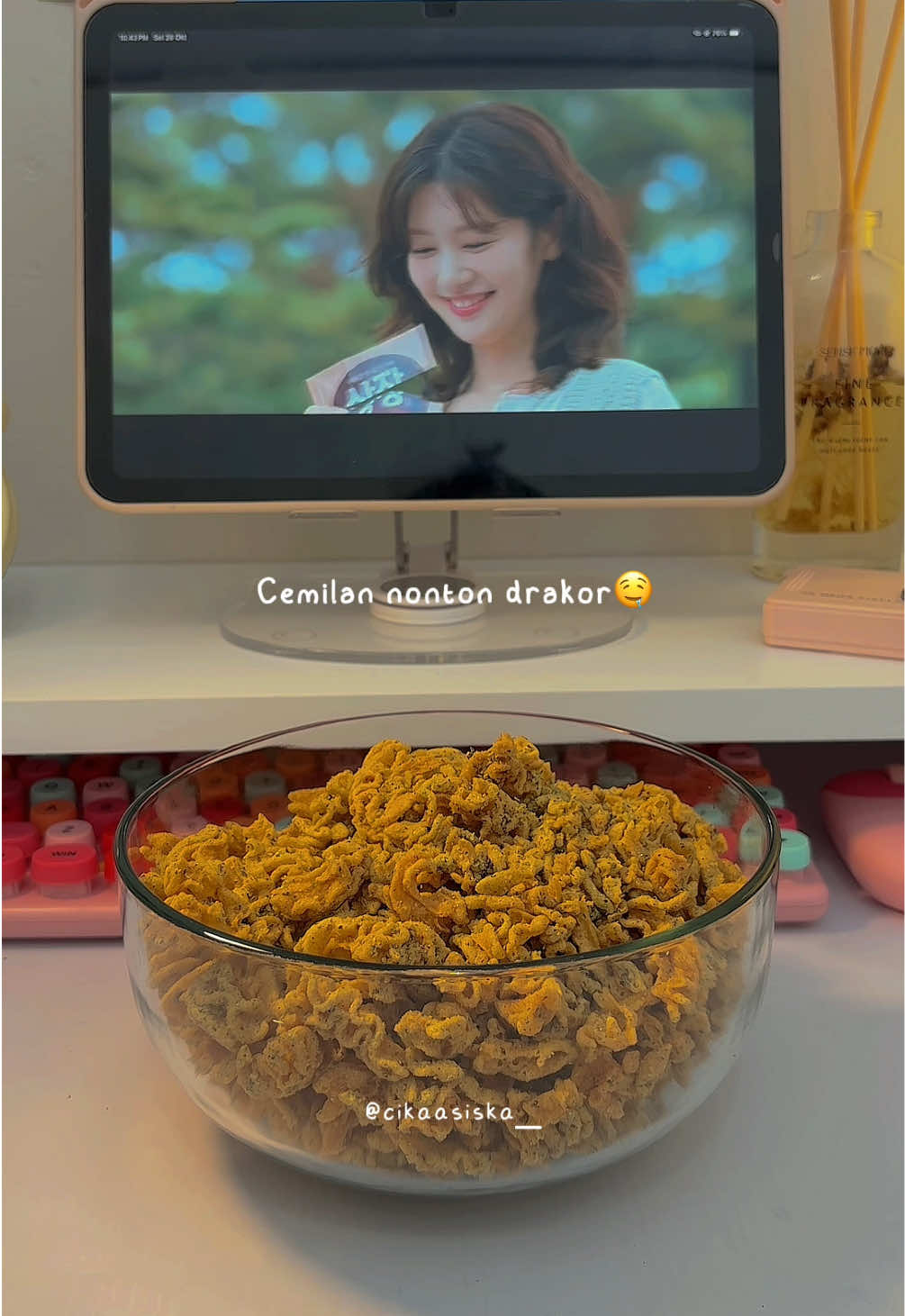 Renyah, gurih, nikmat🤤 #taikokrezz #cemilanviral #cemilanenak #foryou #drakor 