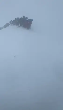 At Larke Pass (5106M) Today 28-Oct-2025 Heavy Snowfall Unable to Pass It #manaslu #larkepass #adventure #travelnepal #trekking 