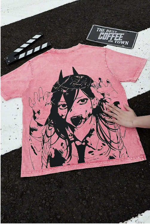 Power tee—bold, chaotic, unforgettable.#Power #PowerEdit #PowerCore #PowerChainsawMan #PowerStyle