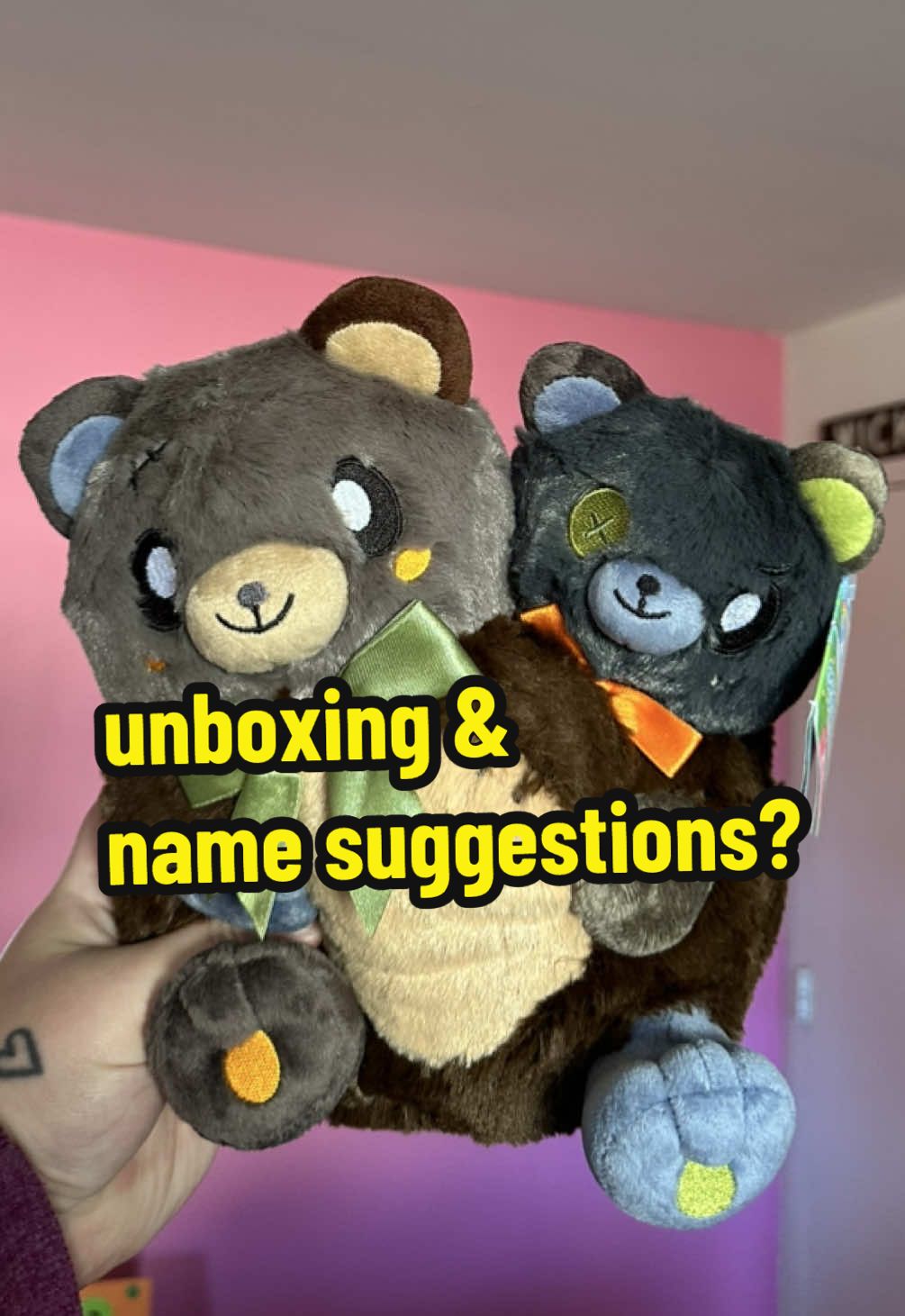 @squishables my whole heart for this tiny lil weirdo I love him 😭 plz submit name ideas. #squishables #halloween #plushies #weird #creepycute 