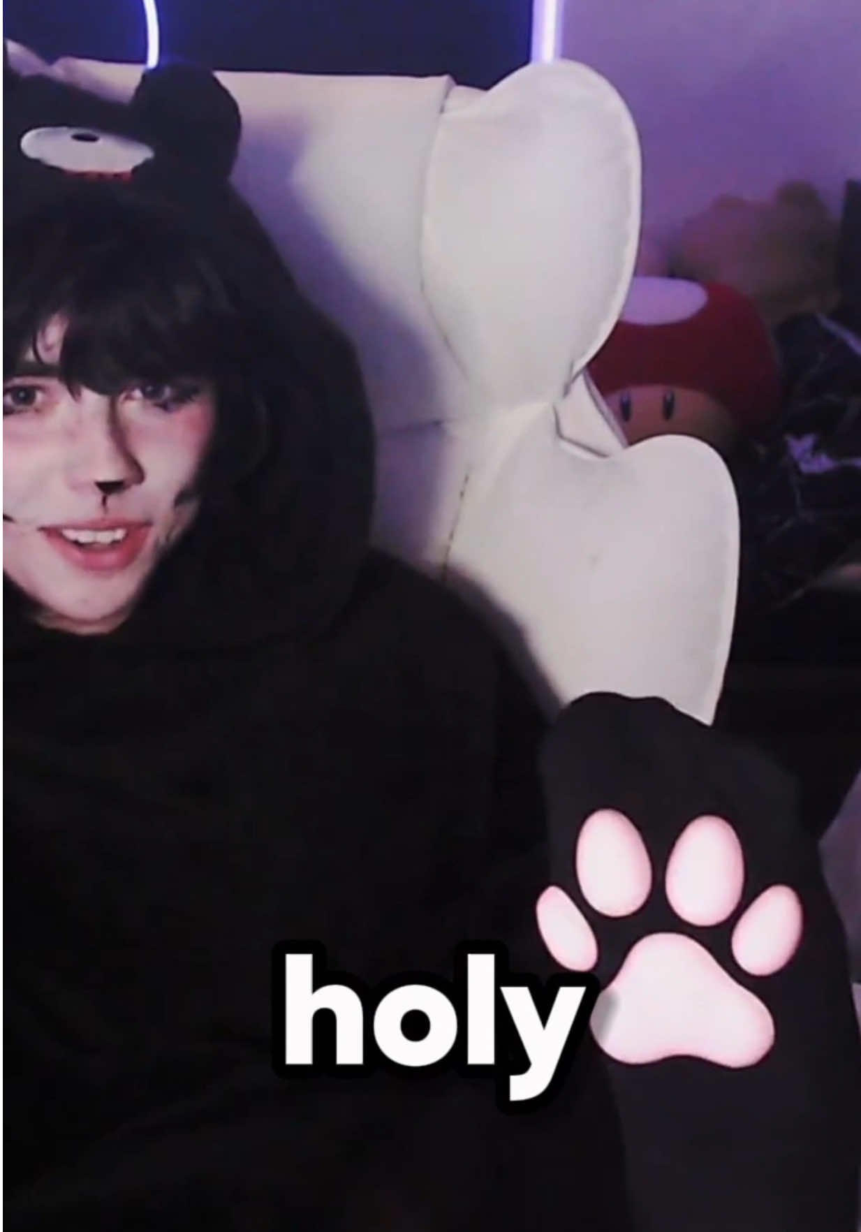 femboy finally got his toebeans 💔 #twitchstreamer#cosplayer