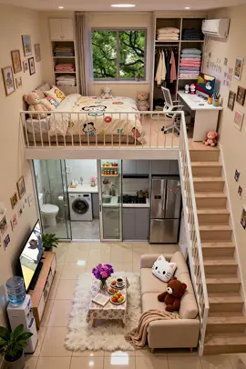 I'm curious about what kind of zodiac sign would like this kind of atmosphere #myhome #loftduplex #healing #decoration