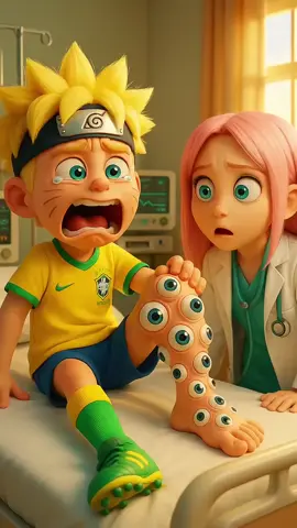 NARUTO Was Playing soccer…. and This Happened! #naruto #sasuke #funny #ai #usa 