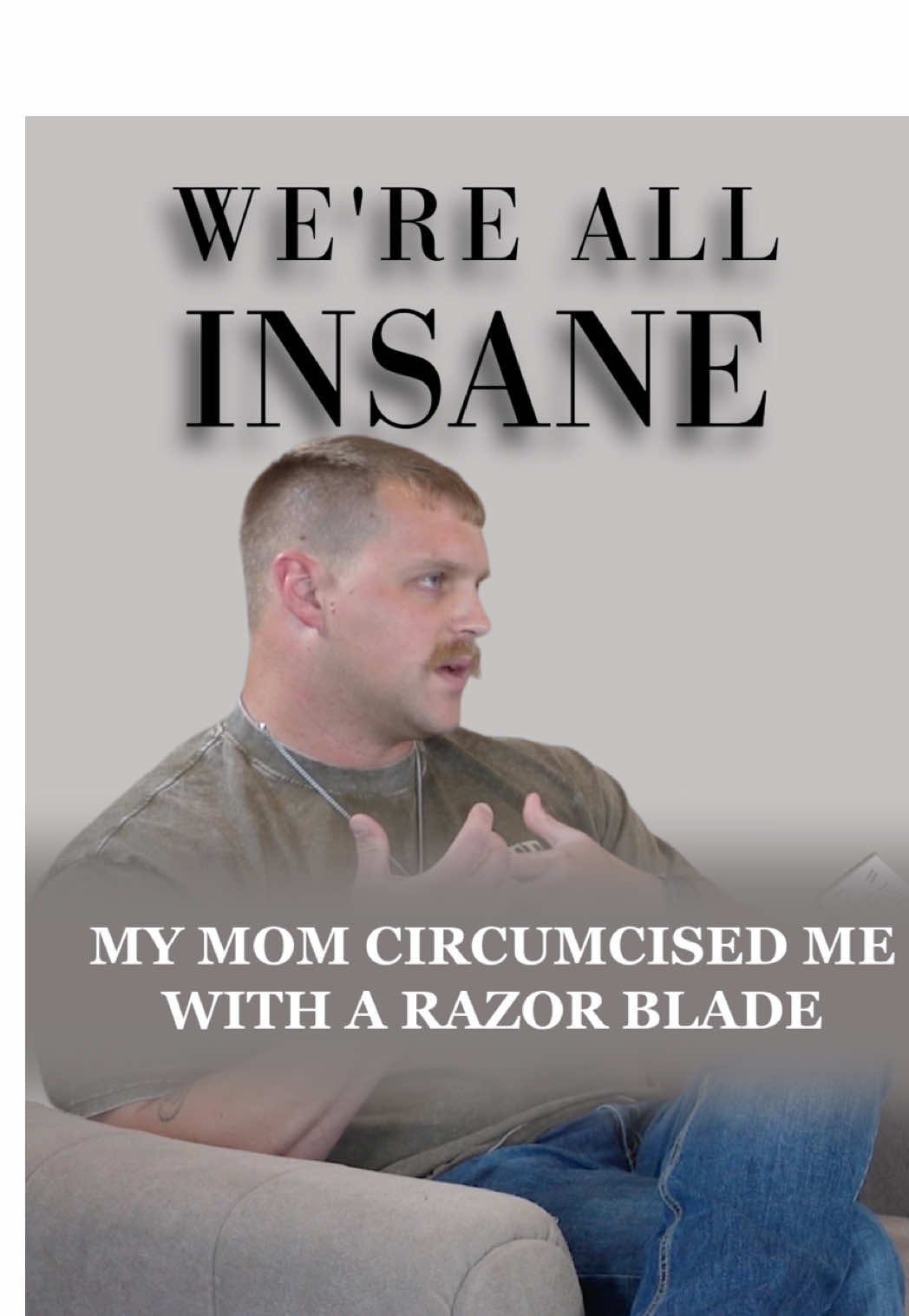 Tracey explains how his mom circumc!sed him with a razor blade. Hear the full episode of We’re All Insane on YouTube, Spotify, and Apple Podcasts. #podcastclips #abuserecovery #abuseawareness #traumatok #podcasting @Hannah & Tracey 