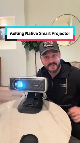 AuKing Native Smart Projector #projector #movienight #smartprojector #movies #tiktokshopcreatorpicks 