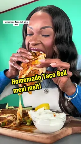 Homemade Taco Bell Mexi melt!