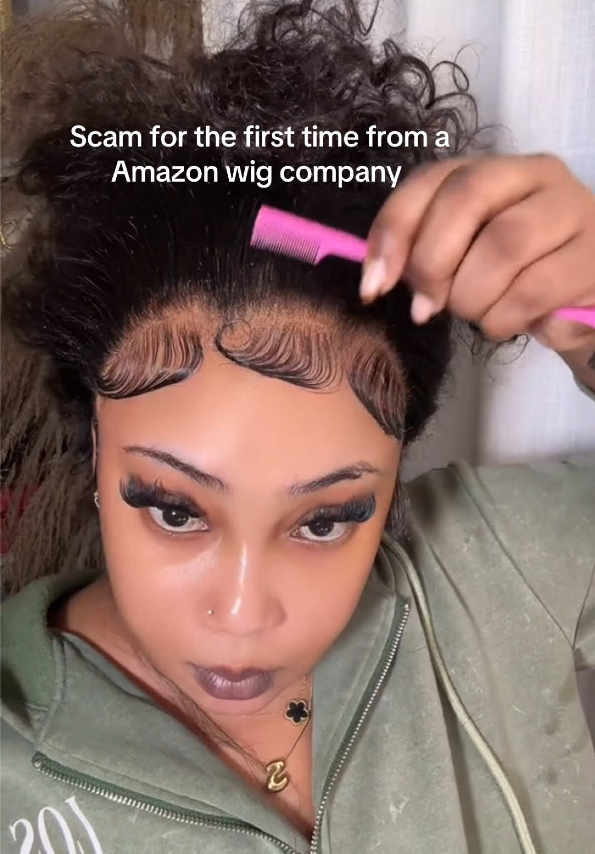 Can you believe at my big age I've got scam be careful of those wig companies ##amazonwigs##amazonreviewer##amazonscam##fypシ゚viral