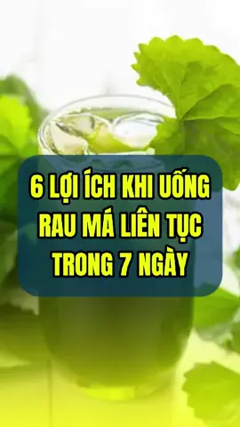 6 lợi ích khi uống nước rau má liên tục trong 7 ngày. #Huonglyyensao  #nguoivietomy #vitamin #dinhduongthiennhien  #songkhoe 