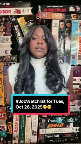 LMK what’s on the top of your watchlist today Oct 28?!  #JocWatchlist #filmtok #whattowatch #tvtok #tvshow #tvseries #tvrecommendation #tvreview #tvshowrecommendation #movie #moviestowatch #movietok #moviereview #movienight #movierecommendation @Netflix @hulu @ABC @CBS @Paramount+ @Peacock @Bravo @HBO Max @Prime Video #greenscreen 