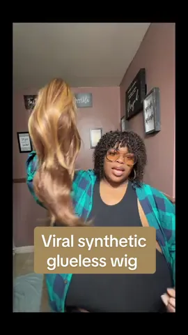 New hair, who this? 👑 This viral wig is giving main character energy ✨ #WigGoals #SyntheticButSlayin #HairTransformation #ViralWig #slayallday 