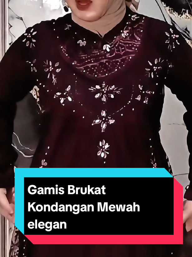 Gamis Brukat Kondangan Mewah  #gamismurah #gamis #dress #dressmurah #gamiscantik 