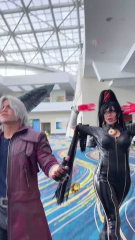 Just two baddies on their way to hunt demons ✨ #bayonetta #devilmaycry #dante #demonhunters #halloween  @Seasonedbigturds 