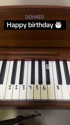 Happy Birthday 🎂  Use code PIM for 12-15% off all Donner products link in bio👇  #piano #birthday #birthdaysong #tutorials #pianotutorial 