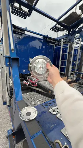 How to install watermelon lights On a semi truck! #watermelonlights #chickenlightsandchrome #peterbilt #truckdriver #truckupgrades 