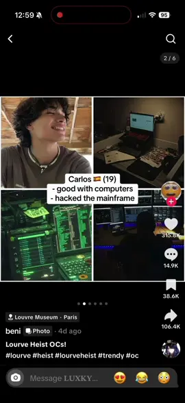 the mfs who robbed the louvre did not look like attractive teens brah🫩