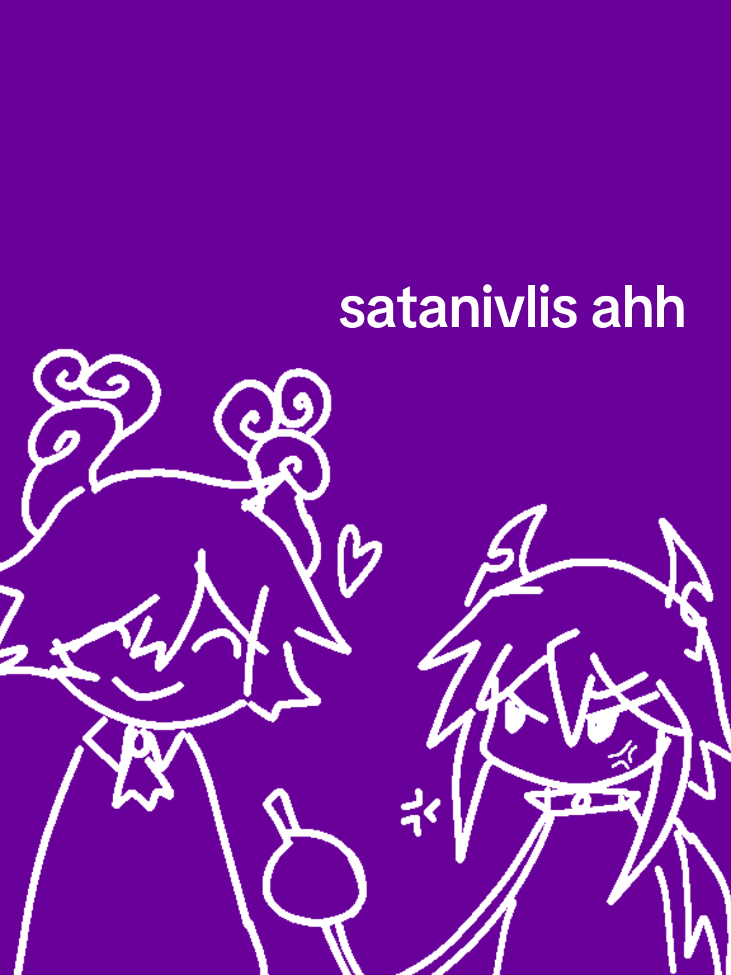 SATANIVLIS!!! omg my yaoi fictions are getting real 🙀🙀 its a bit offset- but its my first time too lol. (sorry for the reupload, i just realize a green screen is left in there-) btw thank to my friend @fayyx_0 for the HUGE help! (she did most of the tweening here :33) go check her out! #fyp #fypage #okegom #satanick #ivlis 