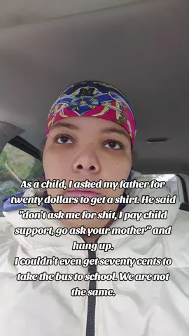 We are not the same.