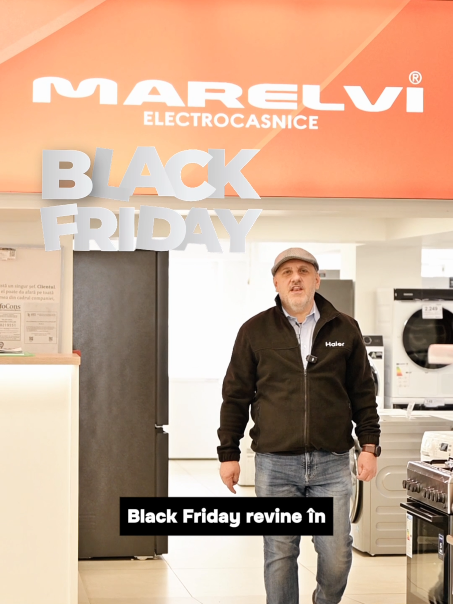 🎉🔔 Black Friday revine în forță la MARELVI! 🔔🎉 Este momentul să îți transformi casa cu cele mai tari reduceri din an! 📺🎧🧊 📅 Începem pe 31 Octombrie și continuăm până pe 30 noiembrie! 🏴 Boxe, televizoare, frigidere, mașini de spălat, cuptoare și multe altele – toate la prețuri incredibile! 💡 Reduceri fără limită! 🕒🔚 Vino să descoperi ofertele MARELVI și să te bucuri de produse premium la prețuri de neegalat! 🛒 📍Str. Unirii nr. 33, Rădăuţi, jud. Suceava. #BlackFriday #Marelvi #ReduceriDeNerefuzat #ShoppingSmart