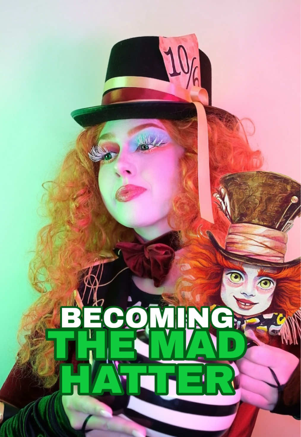 ALICE IN WONDERLAND SERIES 2/6 ~ THE MAD HATTER 🎩 ‘Alice In Wonderland’ is one of my favourite stories told across TV, Film, Books & Stage🎬 Here is my creative spin on the characters you know & love - check out the rest of the series ☕️🌀🍄 @Disney @Disney UK @Walt Disney Animation Studios @Disney Studios #aliceinwonderland #cosplay #makeup #whattowatch #tiktokhalloweencontest 
