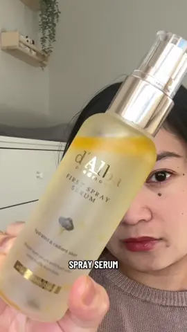 The final touch that defines your makeup finish. @DALBA White Truffle First Spray Serum #dalba #dalbasprayserum #makeupfinishingmist #truffleglow #facemist