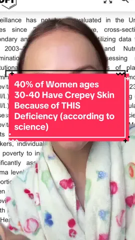 Guess what deficiency number two is that impacts how your skin looks even more 👀 #skincare #antiaging #aging #beautyhack #vitaminc 