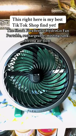 Powerful breeze on the go! 💨 The Shark FlexBreeze HydroGo Fan keeps you cool anywhere with its built-in misting tank, cordless design, and strong airflow.  Perfect for outdoor days or car rides, portable, refreshing, and effortless! 🌬️💧  #SharkFlexBreeze #HydroGoFan #PortableFan #StayCool #SummerEssentials  