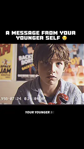 A message from your younger self. Who else remembers their childhood self ? Would you go back to change your decisions? #nostalgia #letsgoback #childhood #millennialsoftiktok #youngerme 