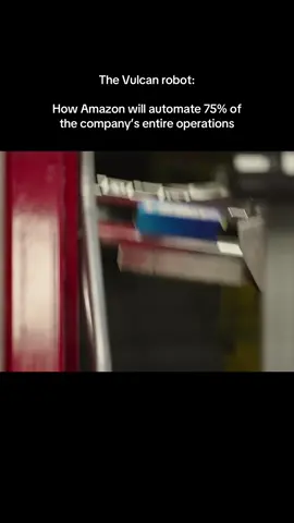 The main robotics invention Amazon made to help automate 75% of its fulfilment center is called the Vulcan system. An AI-powered gripper has the “sense of touch”, which can handle 75% of Amazon’s 1 million unique items.  ( YT // CNBC ) #robotics #techtok #future #warehouse #engineering  