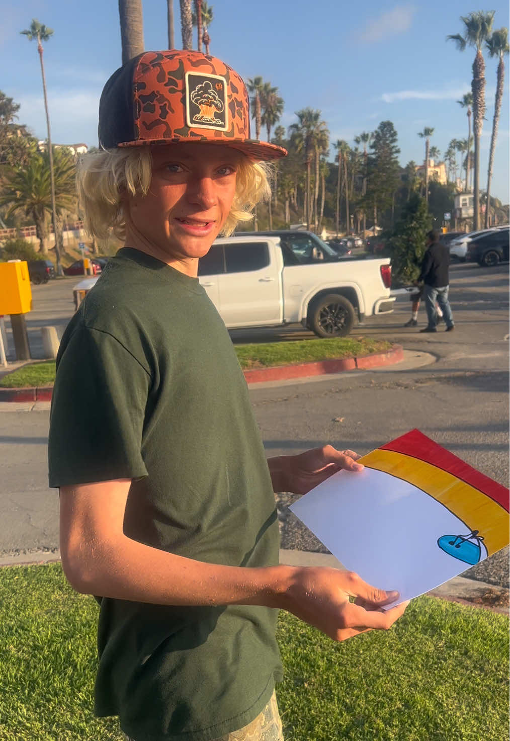 If you get art from Paul  he likes to skim&surf with u #skimboarding #friends #california #beach #Lifestyle 