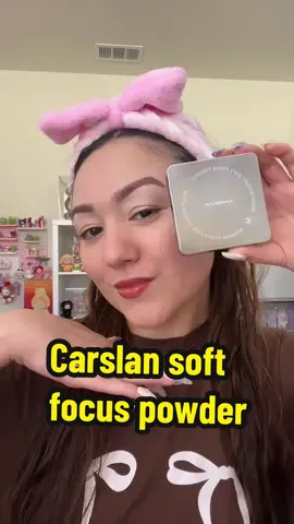 My favorite setting powder 🥰 @carslan_us #fyp #carslanpowder #makeuphacks #beauty 