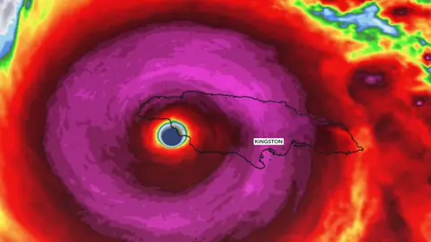 ⚠️ LANDFALL MADE: CATEGORY 5 HURRICANE MELISSA HITS JAMAICA ⚠️ ⠀ Hurricane Melissa has made landfall in southwestern Jamaica near New Hope w/ maximum sustained winds of 185 mph (295 km/h) and an estimated pressure of 892 mb (26.34 in) tied as the most powerful Atlantic landfall ever on record. ⠀ 🚨 THIS IS AN EXTREMELY DANGEROUS AND LIFE-THREATENING SITUATION! If you are in Jamaica DO NOT leave shelter, even if it seems calm: the eye will pass quickly and violent winds will return from the opposite direction. #HurricaneMelissa #Jamaica #HurricaneWarning #StaySafe #DisasterPreparedness    