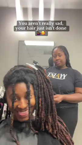 Wise words from @Jesssss  Thank you @TierraR for always getting me right!! 🥰🥰 #hairtok #locstyles #mood #hairinspo #hairstyle 